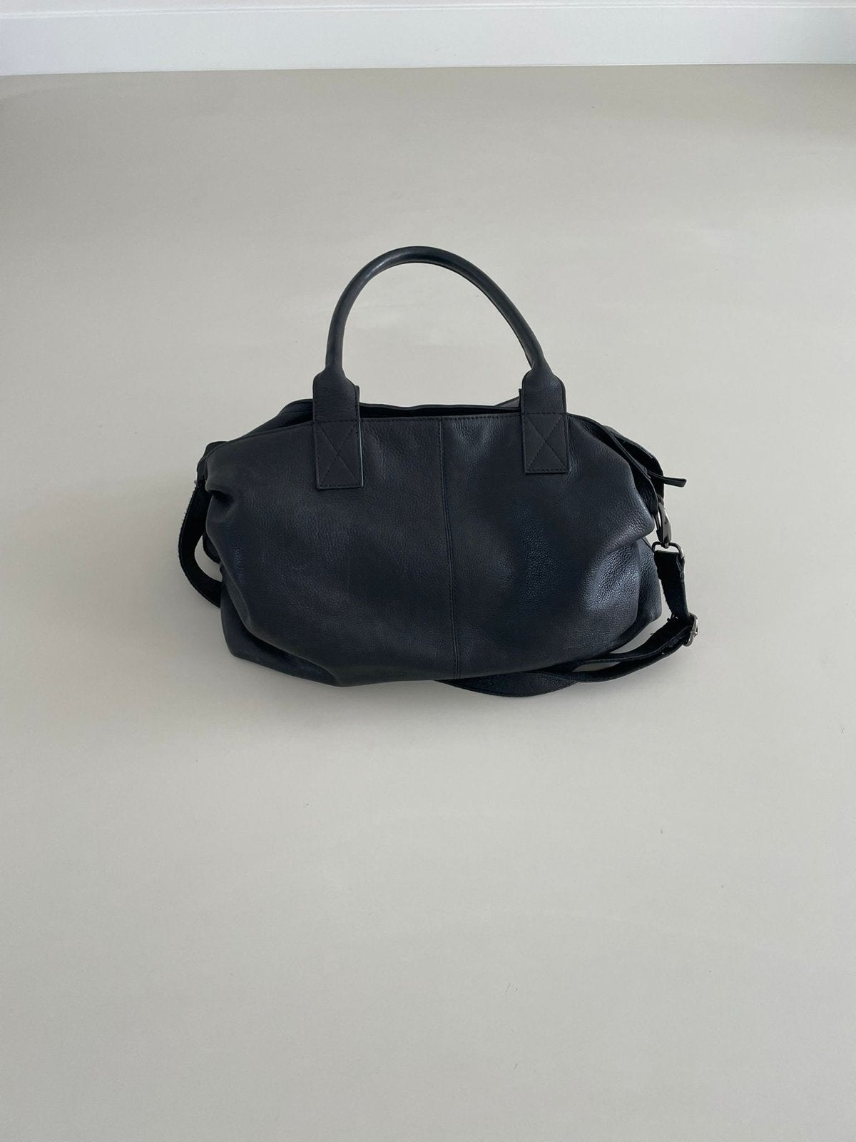 MicMacBags leren luiertas met verschoonmat en haken, Kinderen en Baby's, Luiertassen, Ophalen of Verzenden, Gebruikt