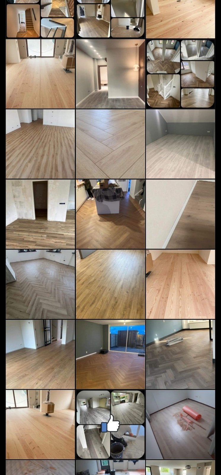LAMINAAT LEGGER STOFFERING TAPIJT PVC VISGRAAT, Ophalen of Verzenden, Nieuw, 75 m² of meer, Laminaat