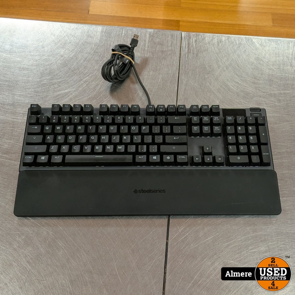 SteelSeries Apex 5 Gaming Toetsenbord, Computers en Software, Toetsenborden, Steelseries, Gebruikt, Support@steelseries.com, 1150 18th St NW, Suite 106
Auburn, WA 98001
USA