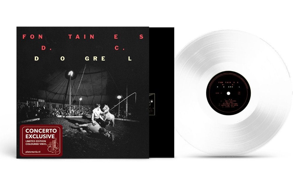 Vinyl LP Fontaines DC D.C. Dogrel Ltd CLEAR Vinyl NIEUW, Cd's en Dvd's, LP, Colored vinyl, Ophalen of Verzenden, 12 inch
