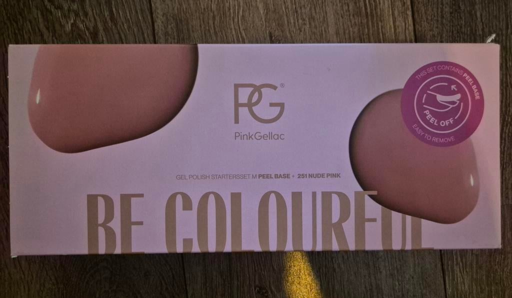 Pink Gellac Complete Starter Set - Nude Pink & Diamond Pink, Ophalen of Verzenden, Zo goed als nieuw, Overige typen