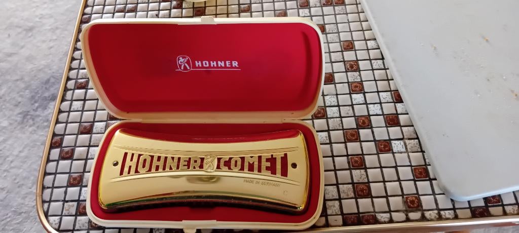 Mondharmonica, Muziek en Instrumenten, Blaasinstrumenten | Mondharmonica's, Gebruikt, Overige typen, Chromatisch, Ophalen of Verzenden