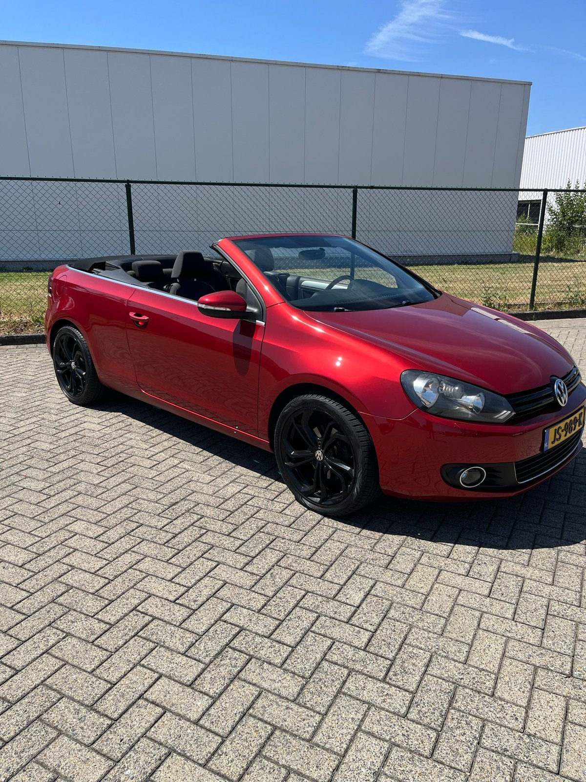 Volkswagen Golf 1.2 TSI 77KW BMT Cabrio 2012 Rood 144000 km, Auto's, Voorwielaandrijving, 1321 kg, 4 cilinders, Cabriolet