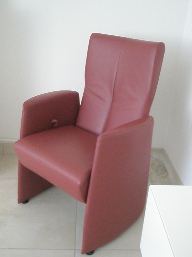 kantelbaar leolux Dopler stoelen relaxfauteuil alcantara, Ophalen, Gebruikt, Design van Leolux, 50 tot 75 cm