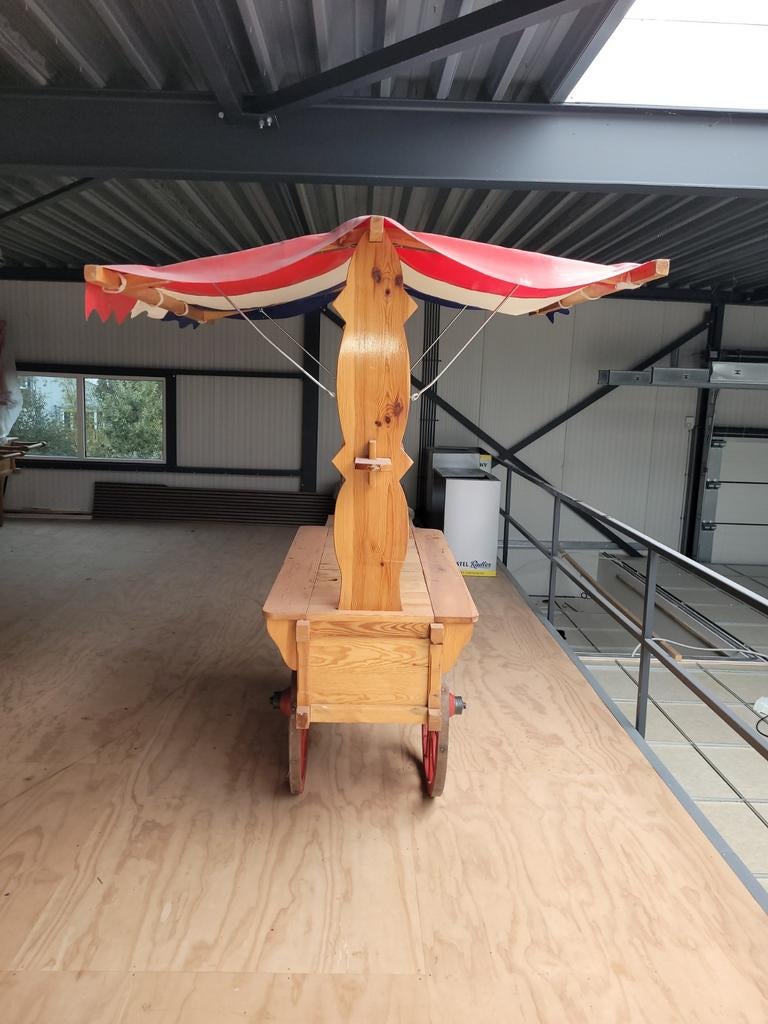 Authentieke Houten Haringkar - Ideaal voor Evenementen, Ophalen