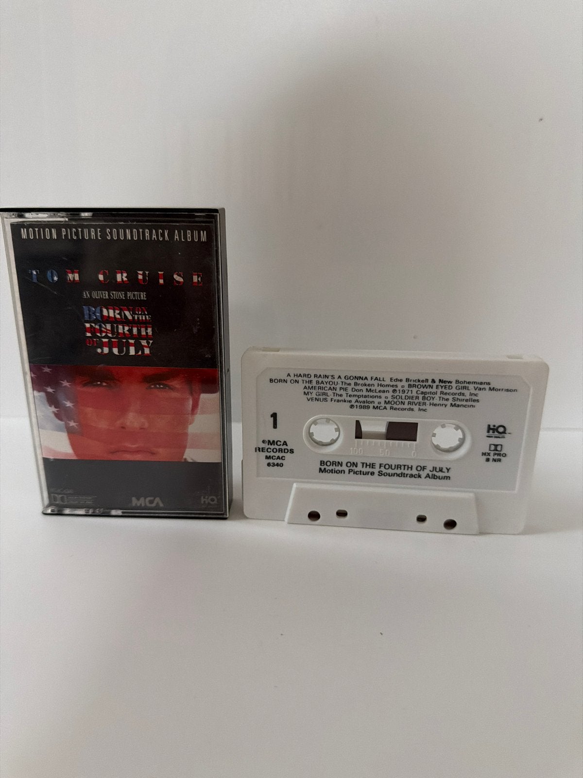 Born on the Fourth of July - Soundtrack Cassette, Gebruikt, Filmmuziek en Soundtracks, 1 bandje, Ophalen of Verzenden