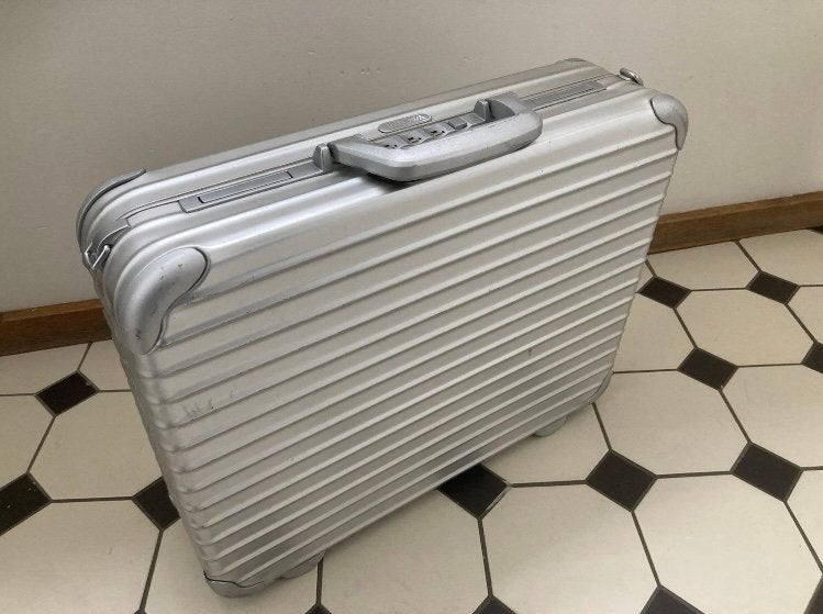 Rimowa attachekoffer alu koffer 42x38x9 cm cijferslot 1 knop, Gebruikt, Slot, Minder dan 50 cm, Ophalen of Verzenden