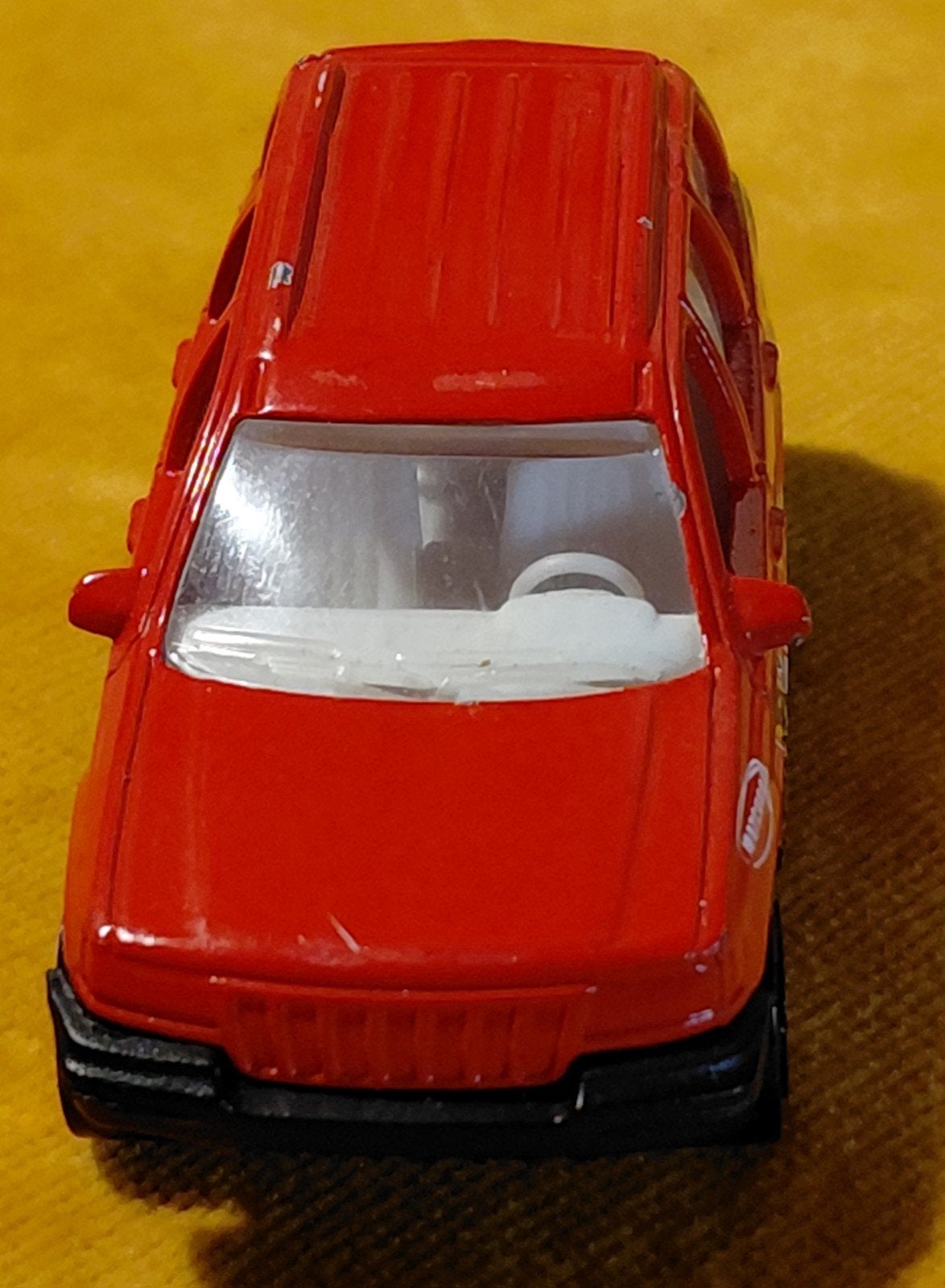 Matchbox Jeep Grand Cherokee Brandweer 7cm, Ophalen of Verzenden, Gebruikt