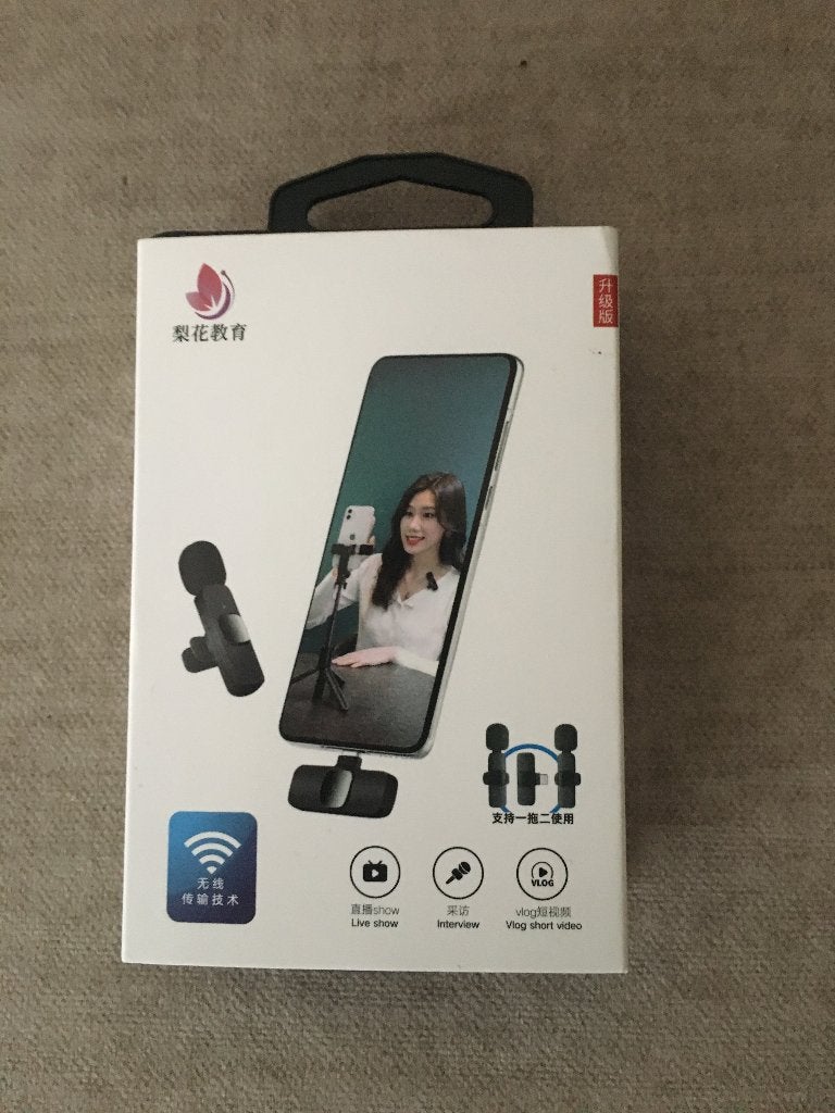 Draadloze Microphone video vlog set Iphone Lightningasl., Verzenden, Nieuw, Overige typen