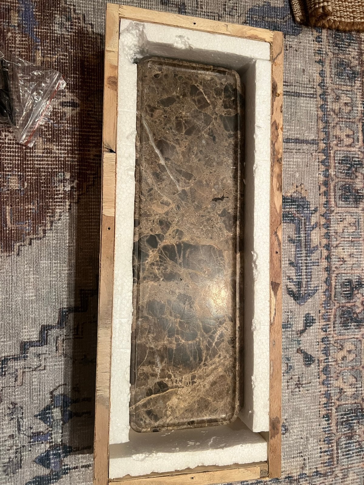 Nieuwe marmeren wandplank - 40 cm, Ophalen of Verzenden, Nieuw