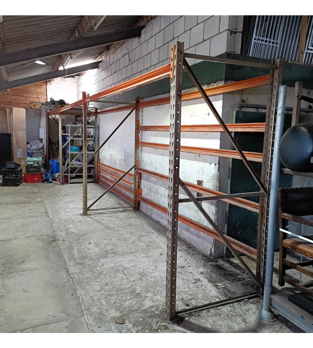 Gebruikte Stelling palletstelling 2,33 hoog 110 diep, 2,7m, Ophalen, Gebruikt