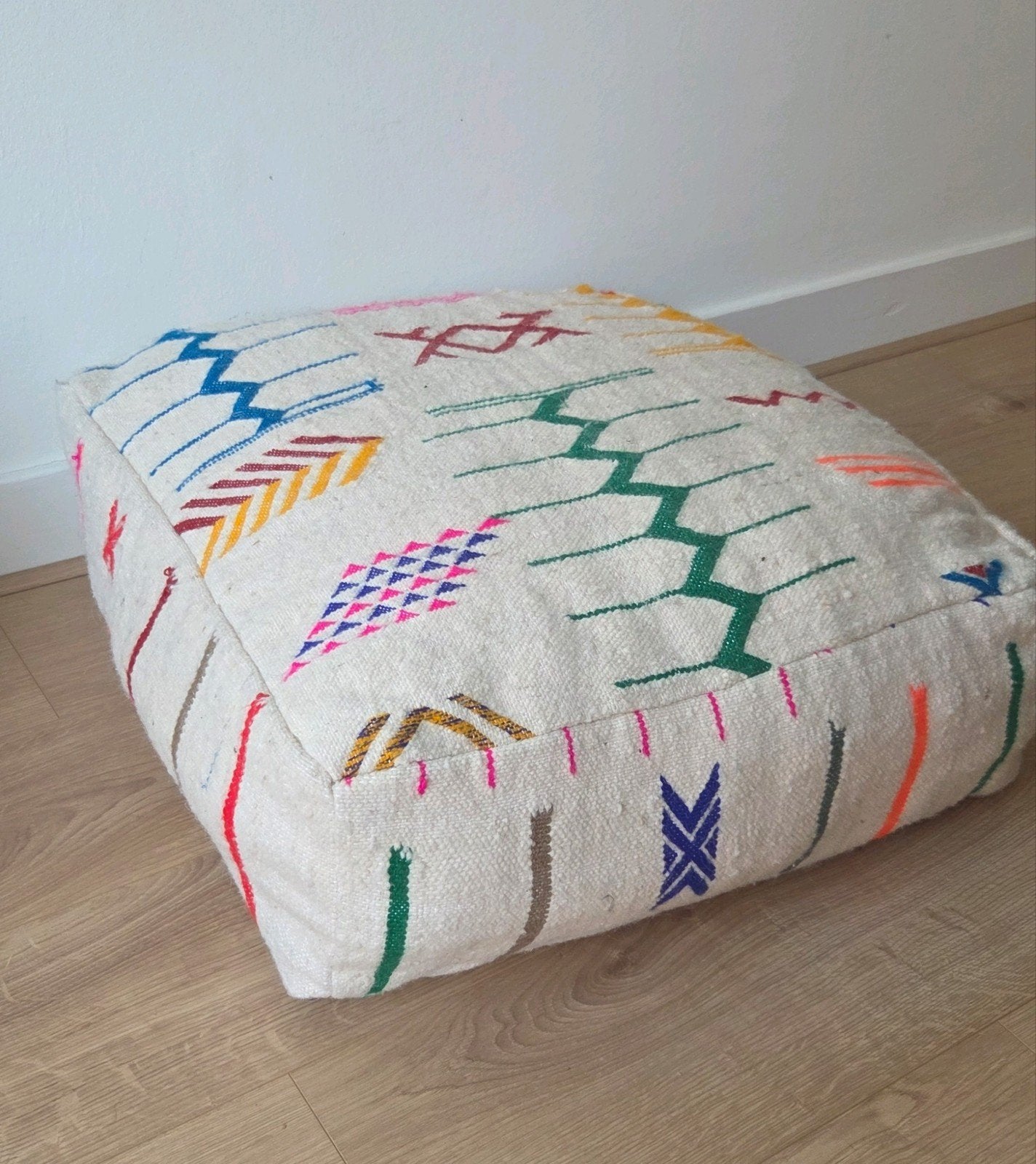 Marrokaanse poef (zonder vulling), Ophalen of Verzenden, Rond, Minder dan 50 cm, Minder dan 50 cm