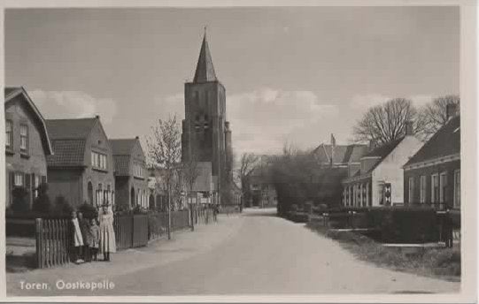 Oostkapelle Toren, Verzenden, 1940 tot 1960, Ongelopen, Zeeland