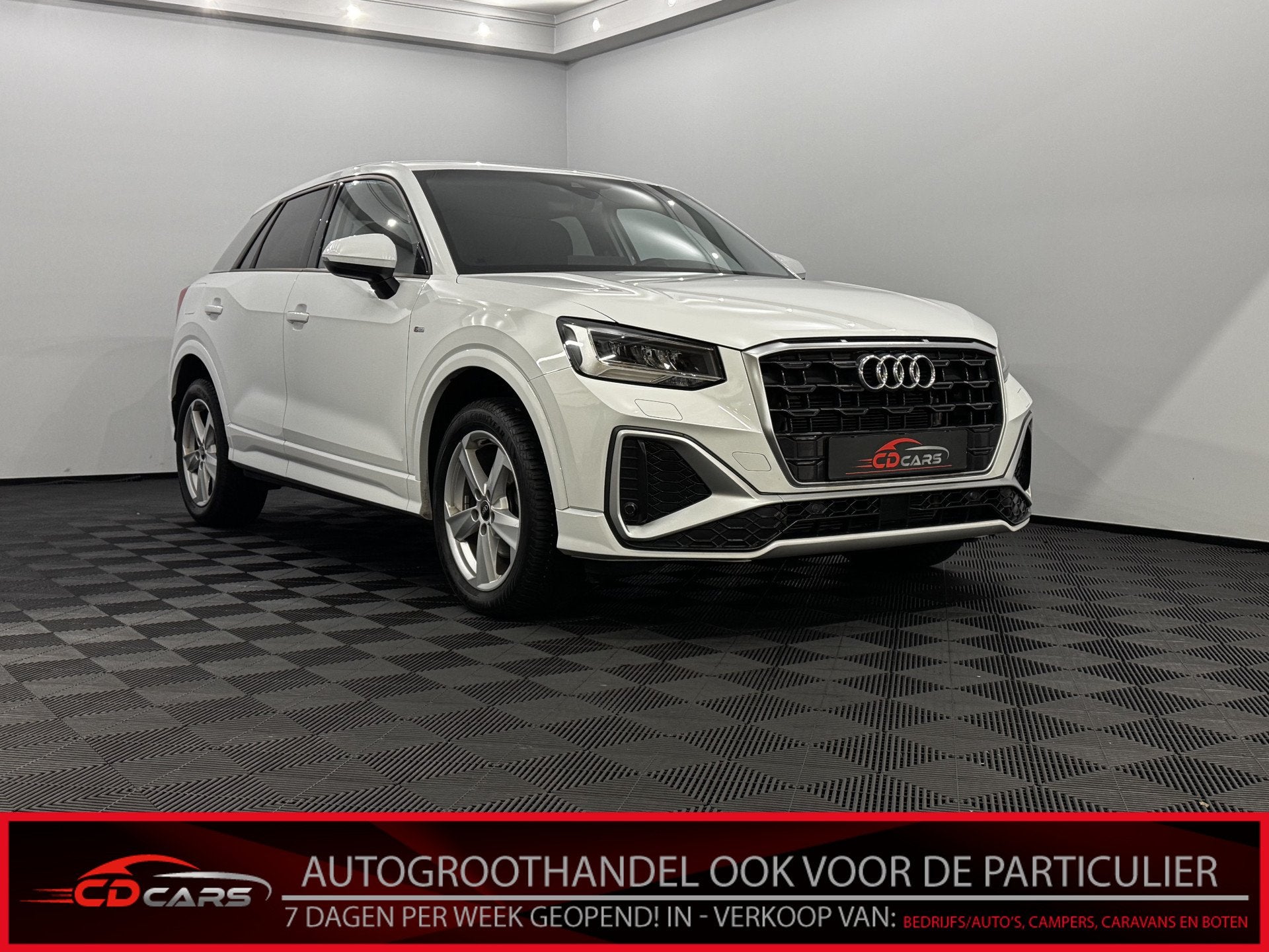 Audi Q2 35 TFSI S-line Airco, Parkeersensoren, Navi, Cruise, Q2, 4 cilinders, 150 pk, 1505 kg