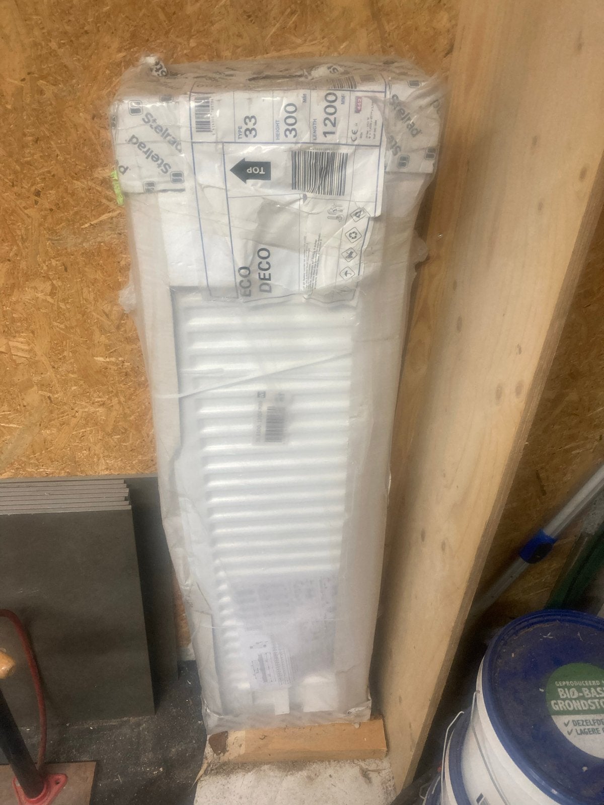 Nieuwe Stelrad Eco Deco Radiator - Type 33, 300x1200mm, Ophalen, 30 tot 80 cm, Radiator, Nieuw