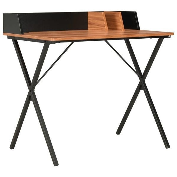 Bureau 80x50x84 cm zwart en bruin nieuw in doos, Huis en Inrichting, Ophalen of Verzenden, Nieuw