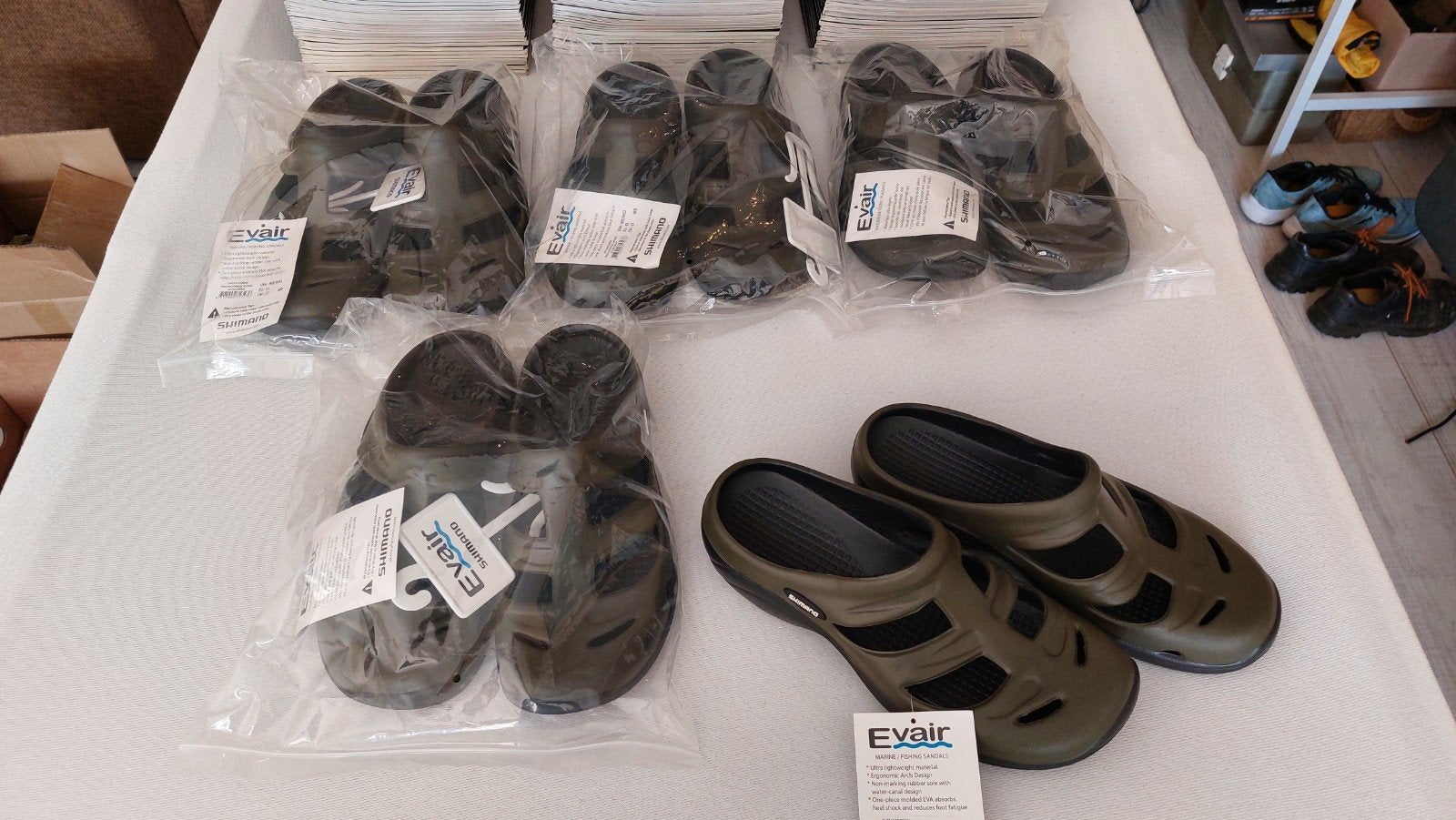 bootsandalen M 43 met anti-slip merk Shimano, Watersport en Boten, Bootschoenen, Nieuw, Ophalen of Verzenden, Dame of Heer