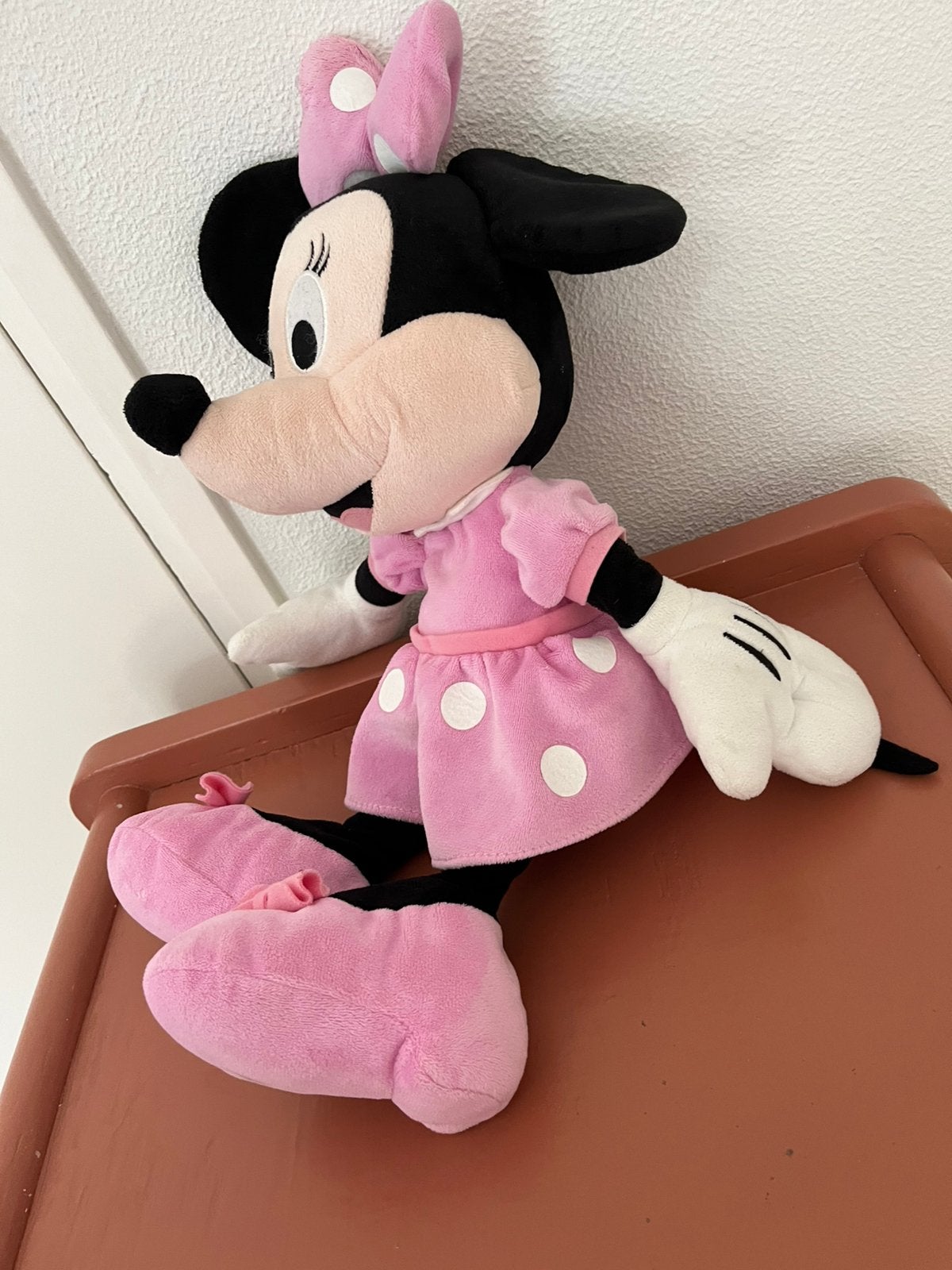 Mini mouse , zachte pop, Ophalen, Mickey Mouse, Zo goed als nieuw, Knuffel