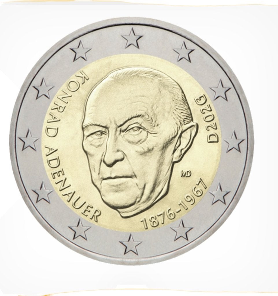 Euromunten, Ophalen of Verzenden, Duitsland, 2 euro, Losse munt