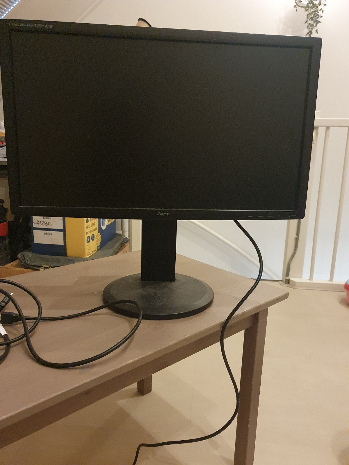 iiyama ProLite B2409HDS Monitor - Full HD, Ophalen, DVI, Gebruikt, Iiyama