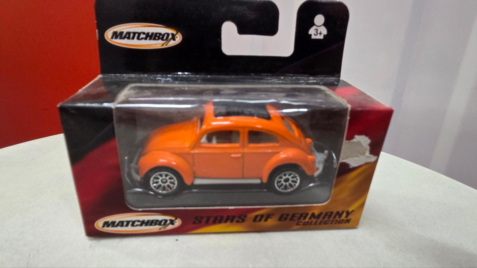 Matchbox Stars of Germany Volkswagen Kever Oranje, Ophalen of Verzenden, Nieuw, Auto