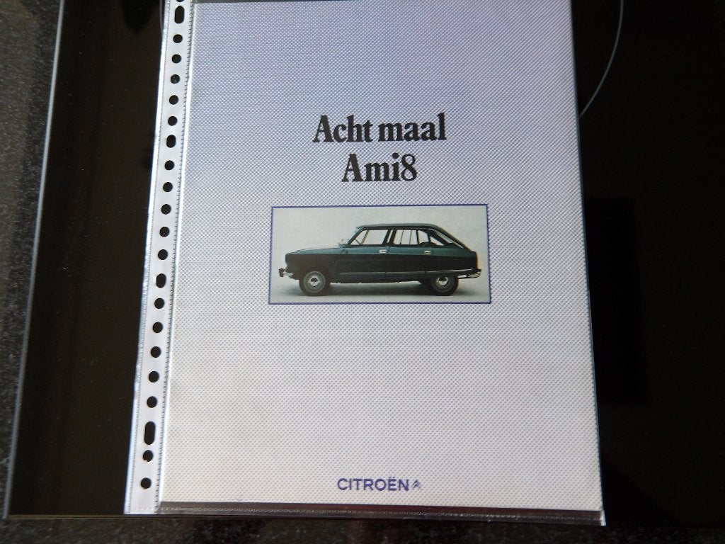 Citroën Ami 8 brochure - 'Acht maal Ami 8', Ophalen of Verzenden, Gelezen, Citroën