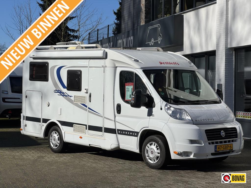 Dethleffs Globebus T 1 , 2e Pinksterdag open, Caravans en Kamperen, Campers, Chemisch toilet, Standaard zit, Ringverwarming, Fiat