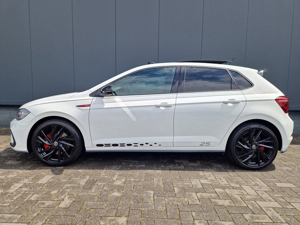 Volkswagen Polo 2.0 TSI GTI DSG 25 Edition /Pano /1e eigenaa, 12 maanden, 15 km/l, Gebruikt, Zwart