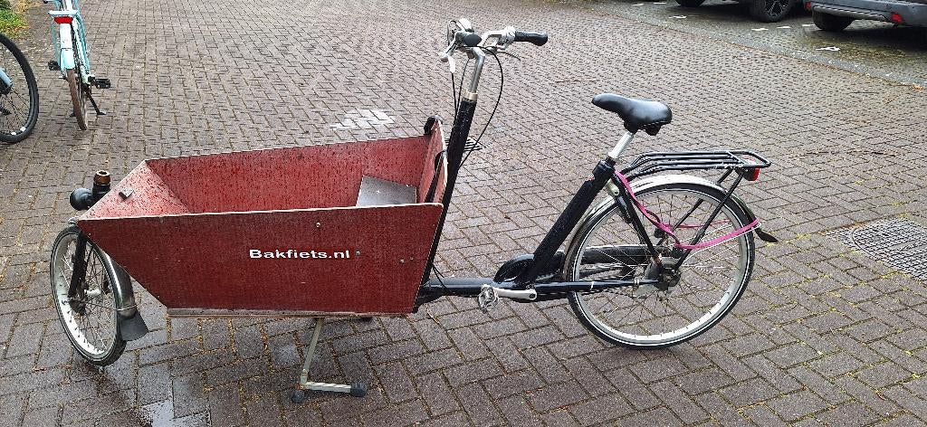 Bakfiets van ''Bakfiets...nl'' robuuste fiets, Fietsen en Brommers, Fietsen | Bakfietsen, Ophalen, Gebruikt