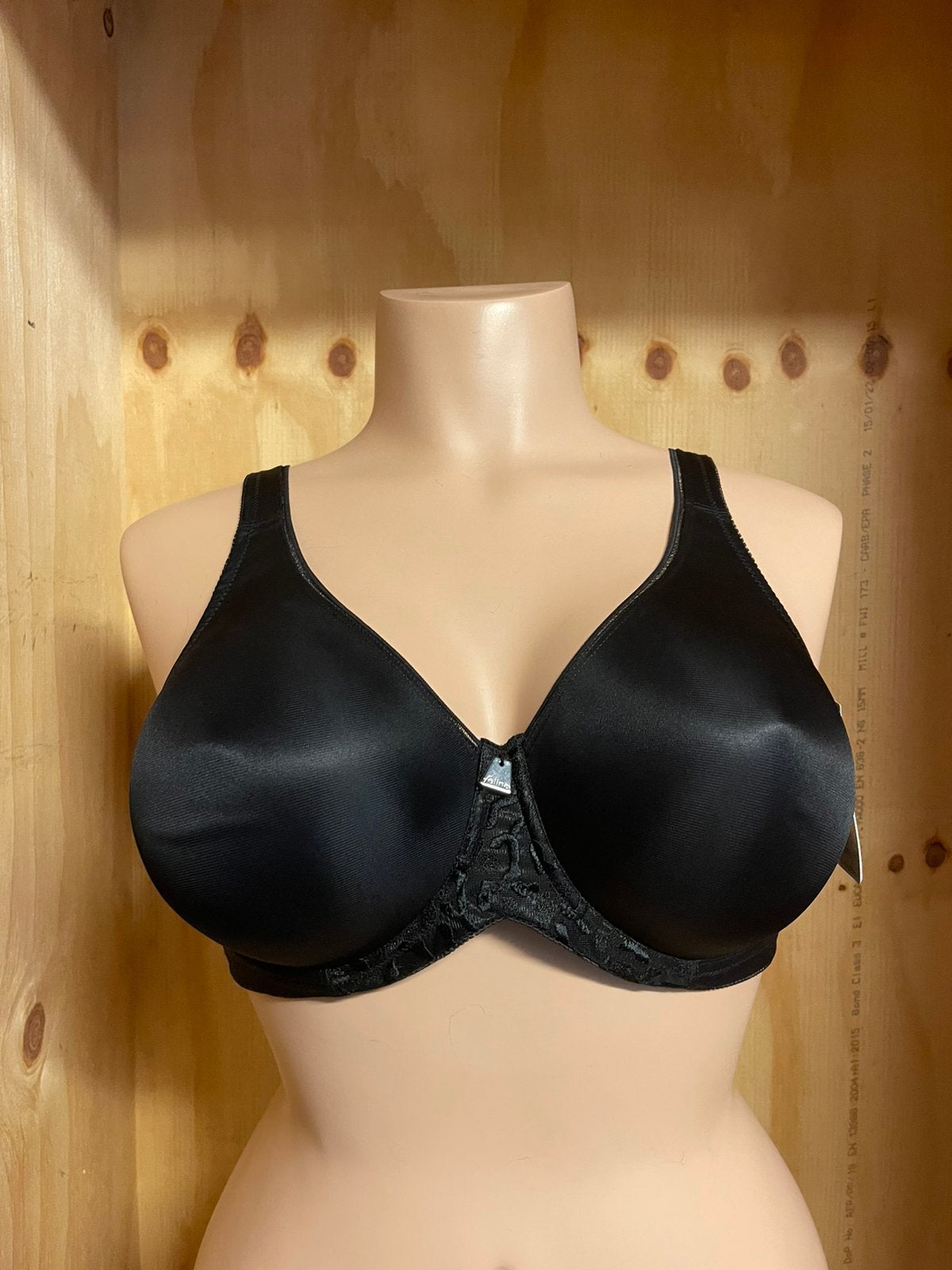 Felina bh maat 90d en 80f model moduleur, Verzenden, Zwart, BH