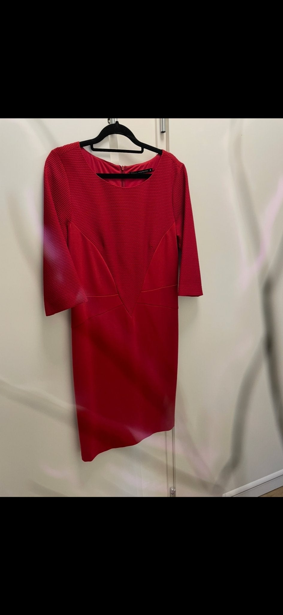 Stijlvolle Rode Jurk - Steps - Maat 38, Kleding | Dames, Maat 38/40 (M), Ophalen of Verzenden, Zo goed als nieuw, Knielengte