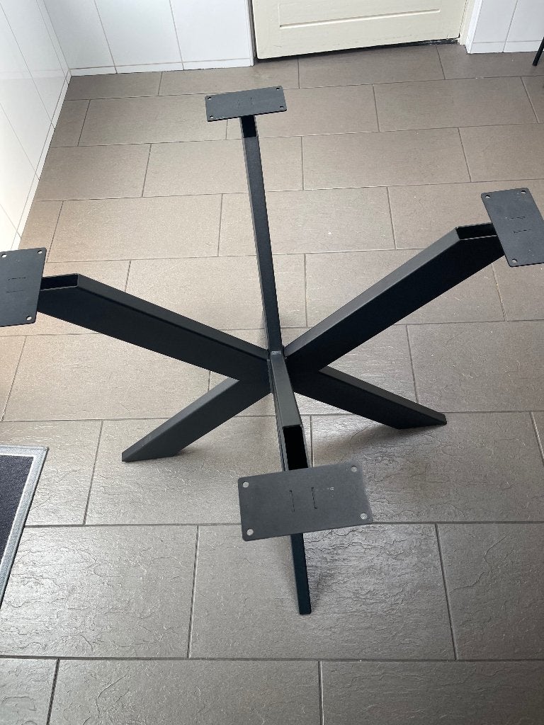 Tafelpoot zwart, Huis en Inrichting, Ophalen, Tafelpoot, 50 tot 100 cm, 50 tot 100 cm