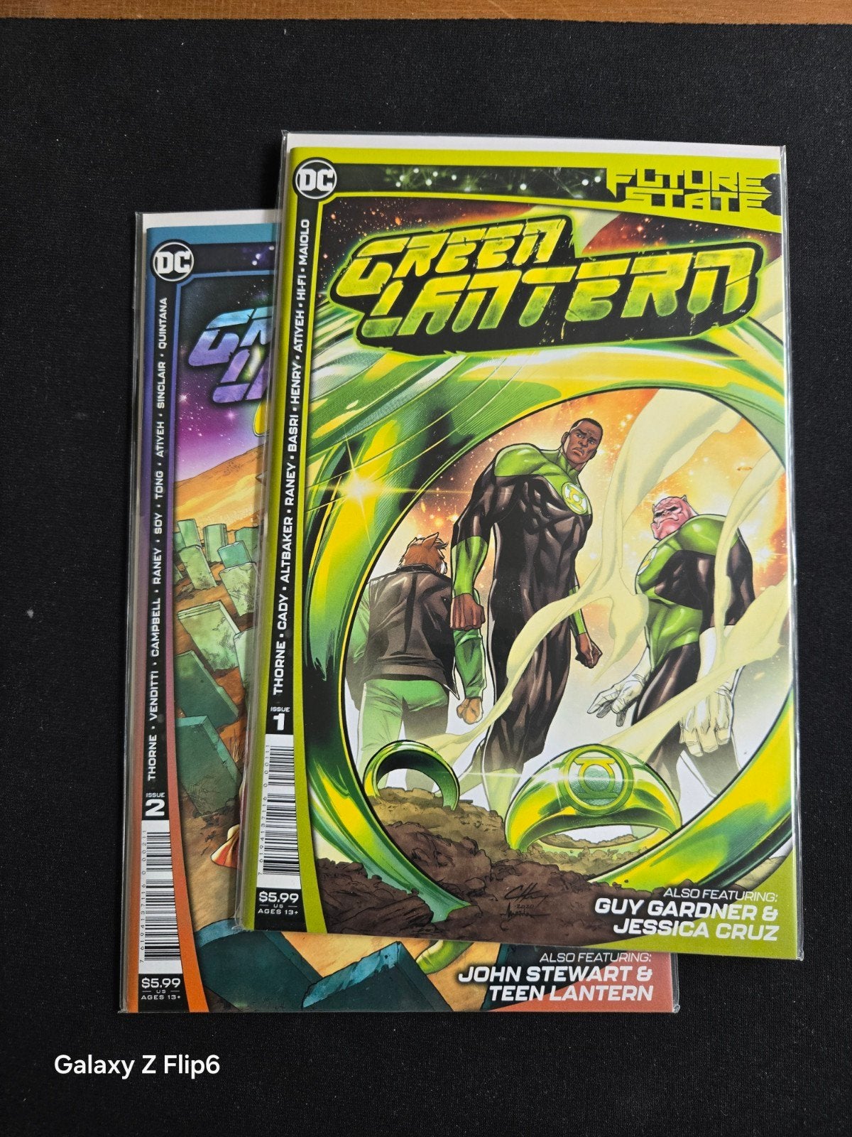 Green Lantern Future State #1 & #2 (DC Comics), Boeken, Meerdere stripboeken, Ophalen of Verzenden, Zo goed als nieuw, Gevarieerd (Thorne, Cady, Venditti, Campbell, e.a.)