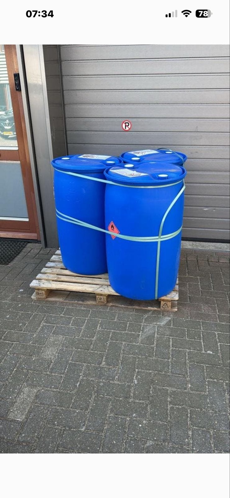 1 vat / regenton voor opslag of transport, Ophalen, Gebruikt