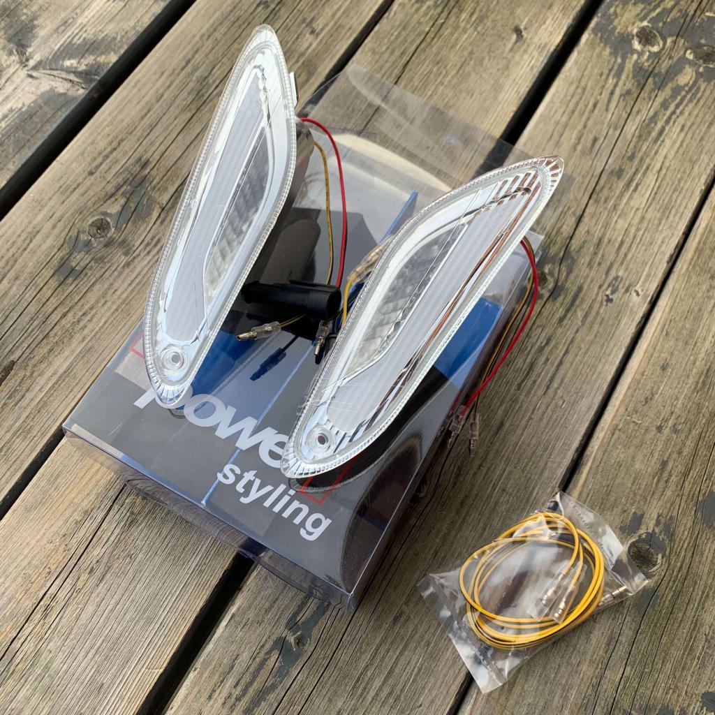 LED tube knipperlichten Power1 achterkant Vespa Sprint Prima, Info@jynkx.com, Nieuw, Ophalen of Verzenden, Piazza 99