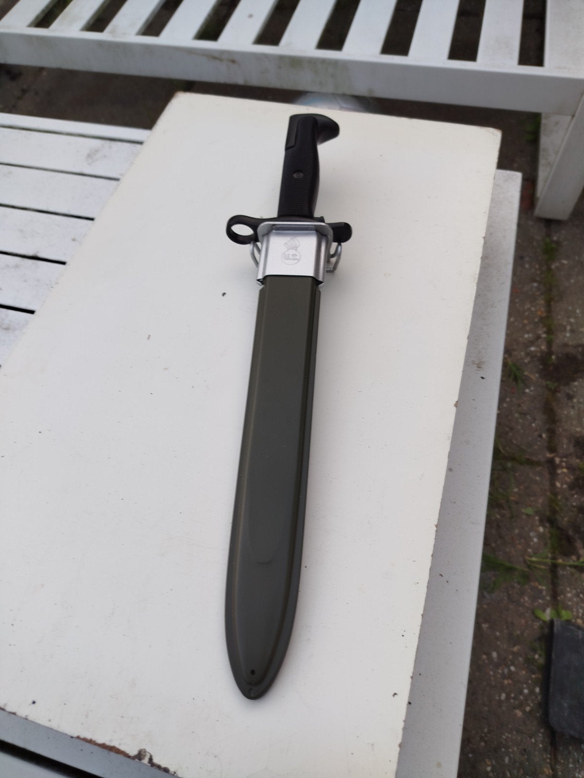 Usa garand bajonet, Ophalen of Verzenden, Amerika, Mes of Dolk