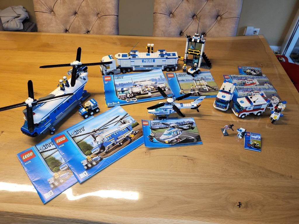Lego City Politie en Ambulance, Lego, Ophalen of Verzenden, Compleet, Complete set