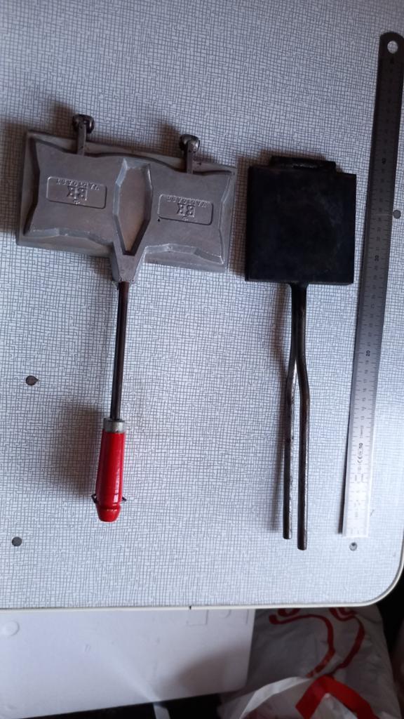 Bk tosti ijzer en koekjes ijzer, Ophalen of Verzenden