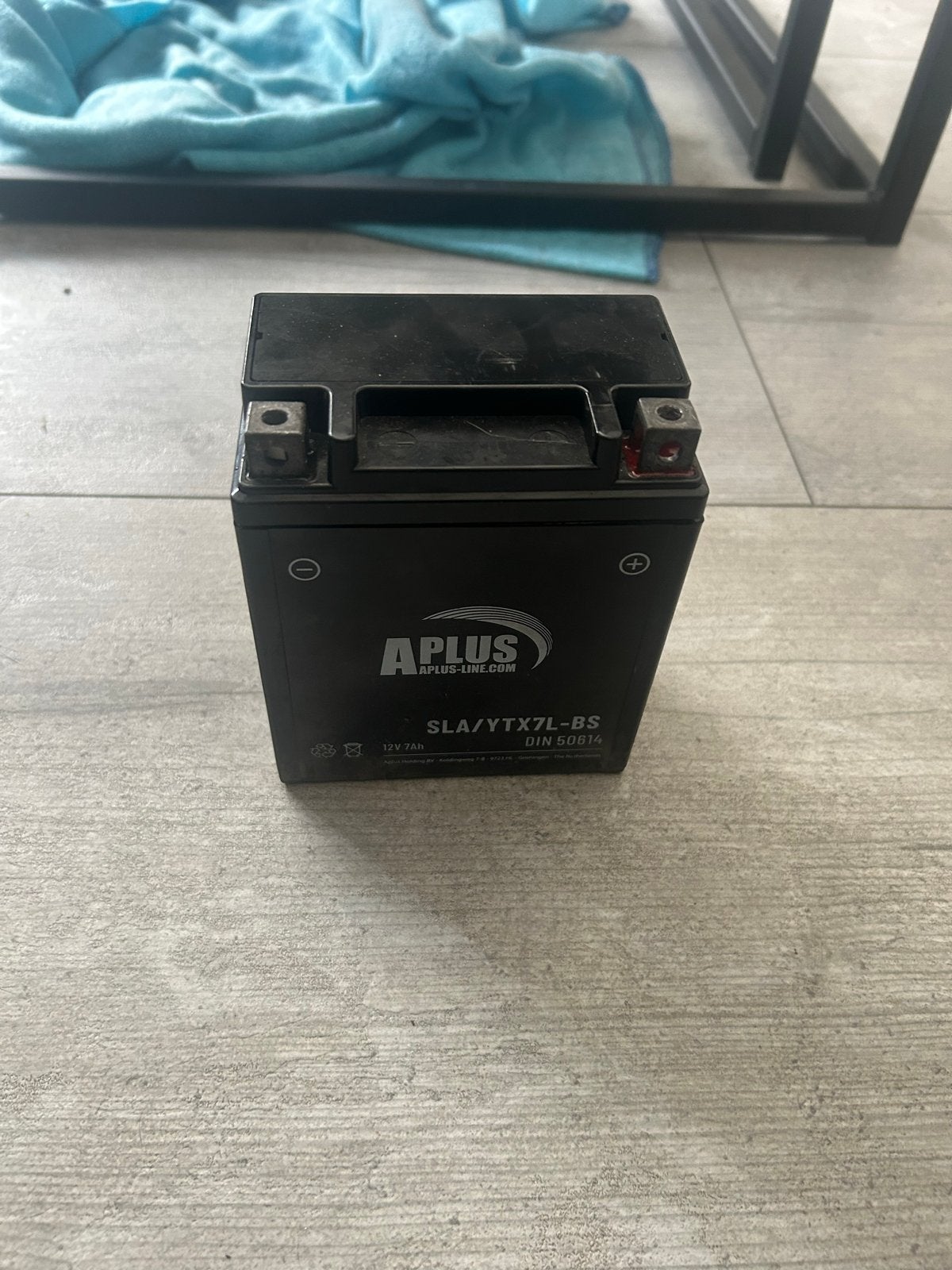 A-Plus motorfiets accu SLA/YTX7L-BS 12V 7Ah, Ophalen of Verzenden, Gebruikt