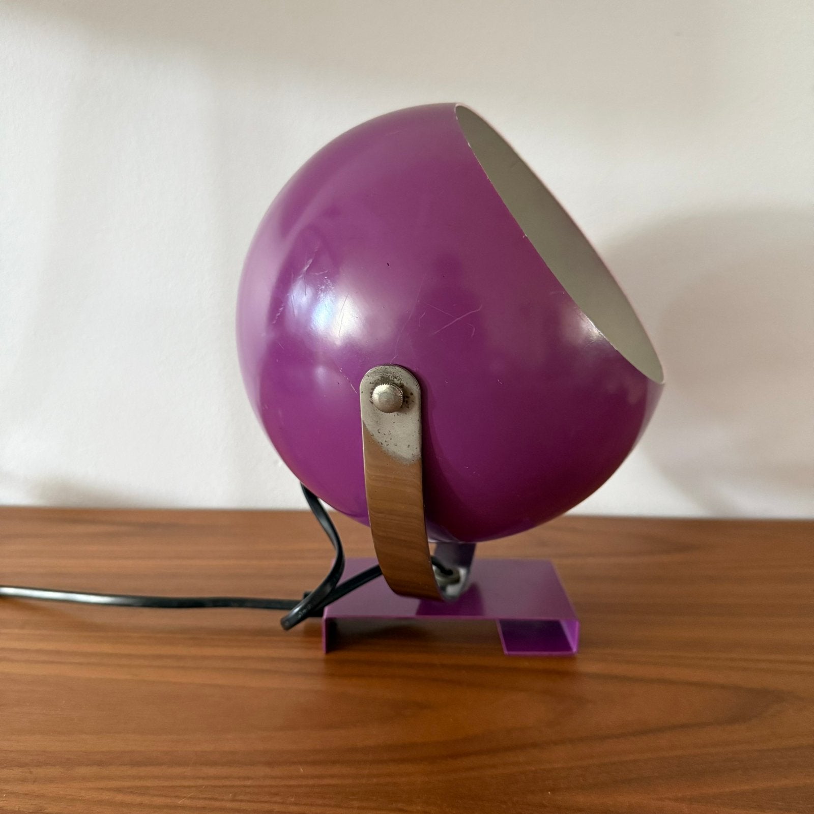 Wandlamp, eyeball, space age, vintage, retro, jaren 60/70, Huis en Inrichting, Lampen | Wandlampen, Ophalen of Verzenden, Zo goed als nieuw