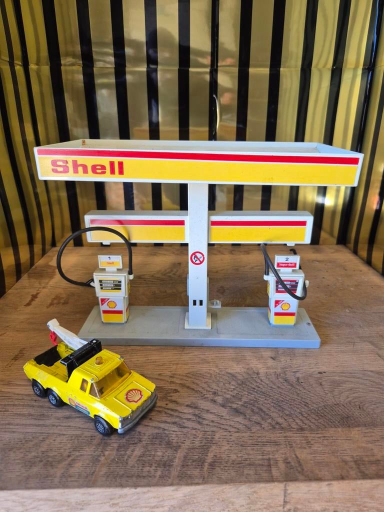 Shell tankstation met takelwagen, Ophalen of Verzenden