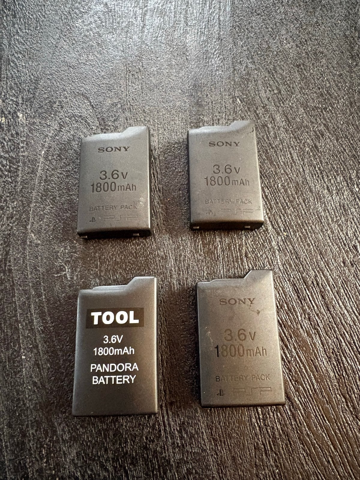 PSP Batterijen - Sony en Pandora (3.6V 1800mAh), Ophalen of Verzenden, Gebruikt, PSP, Accu of Oplader