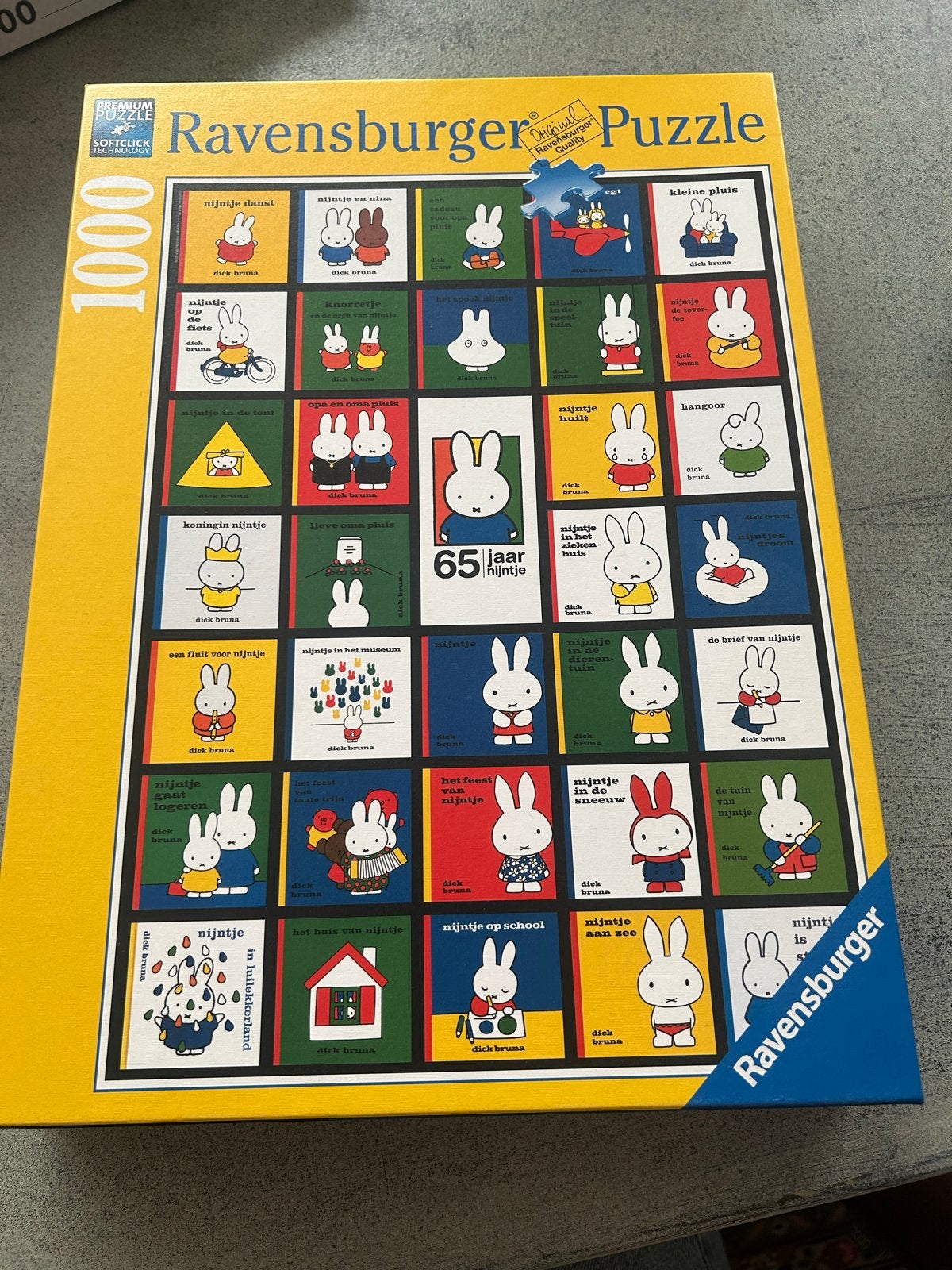 Ravensburger Nijntje 65 jaar Puzzel 1000 stukjes, Ophalen of Verzenden, Meer dan 50 stukjes, Nieuw, 6 jaar of ouder