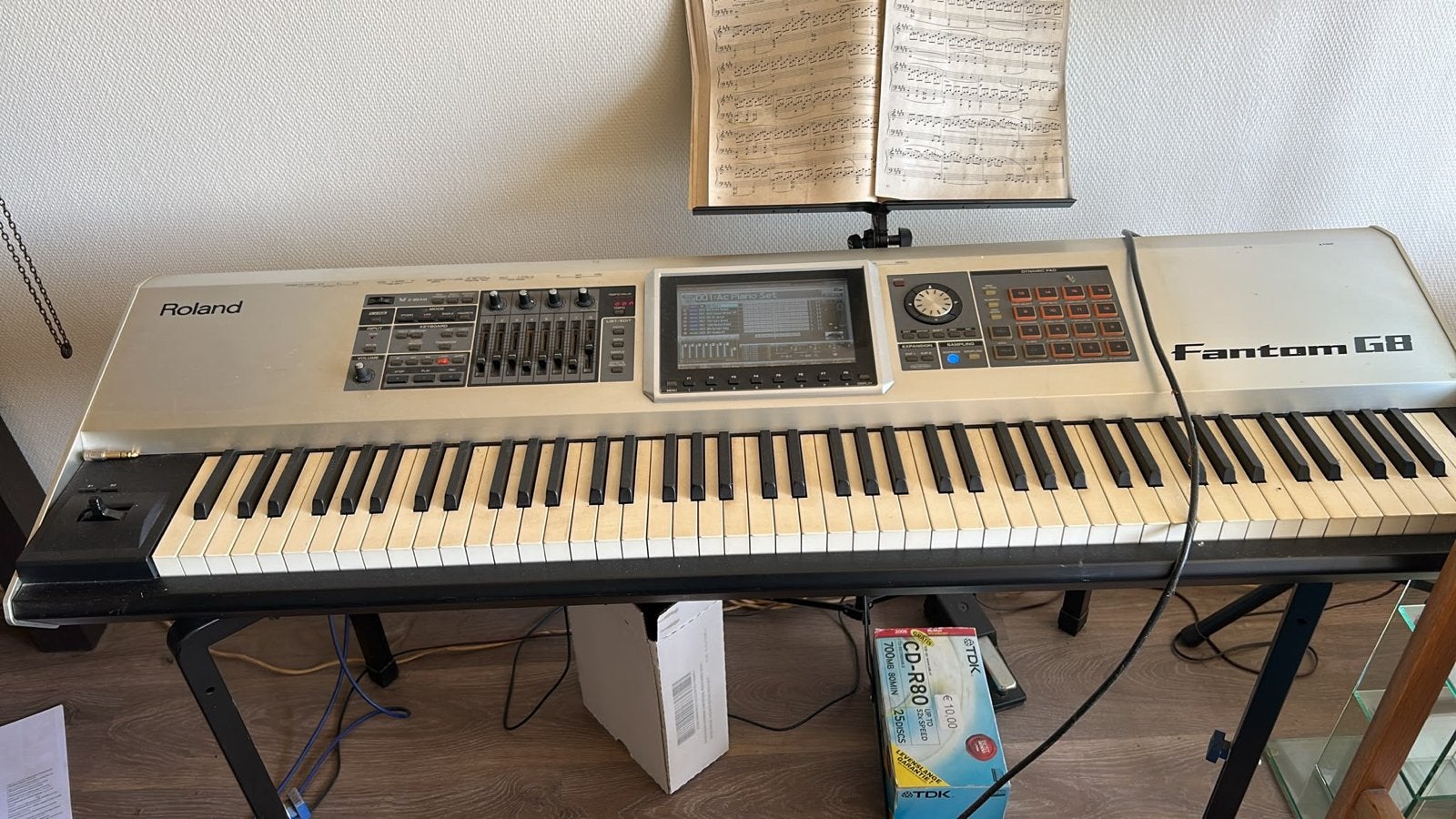 Roland Fantom G8 Workstation Synthesizer, Gebruikt, 88 toetsen, Roland, Ophalen of Verzenden