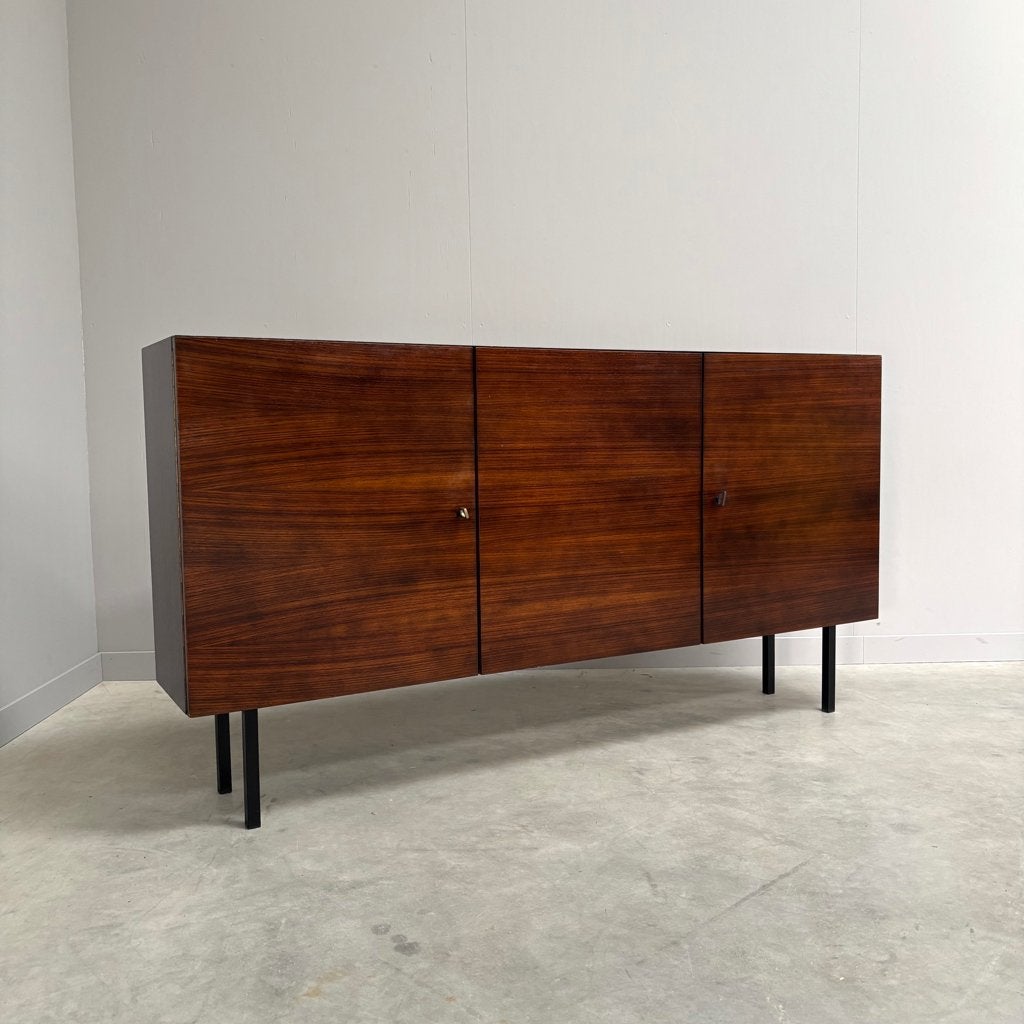Jaren 60 70 sideboard dressoir Musterring highboard, Huis en Inrichting, Ophalen, 150 tot 200 cm, 25 tot 50 cm, Gebruikt