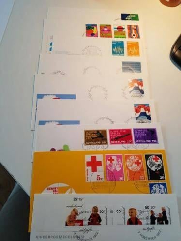 @@ 1972 alle FDC onbeschreven @@, Ophalen of Verzenden, Onbeschreven, Nederland