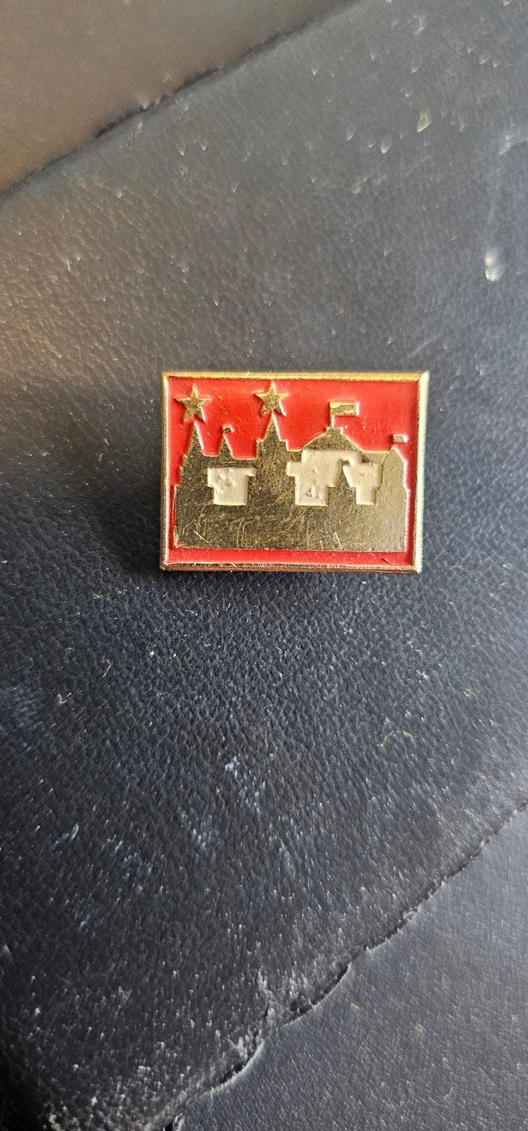 Vintage Kremlin Pin/Speldje - Rood Plein Moskou, Verzamelen, Ophalen of Verzenden, Gebruikt, Stad of Land, Speldje of Pin