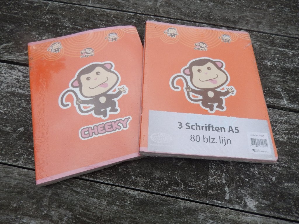 6x A5 schrift gelinieerd 80 blz, Diversen, Ophalen of Verzenden, Nieuw