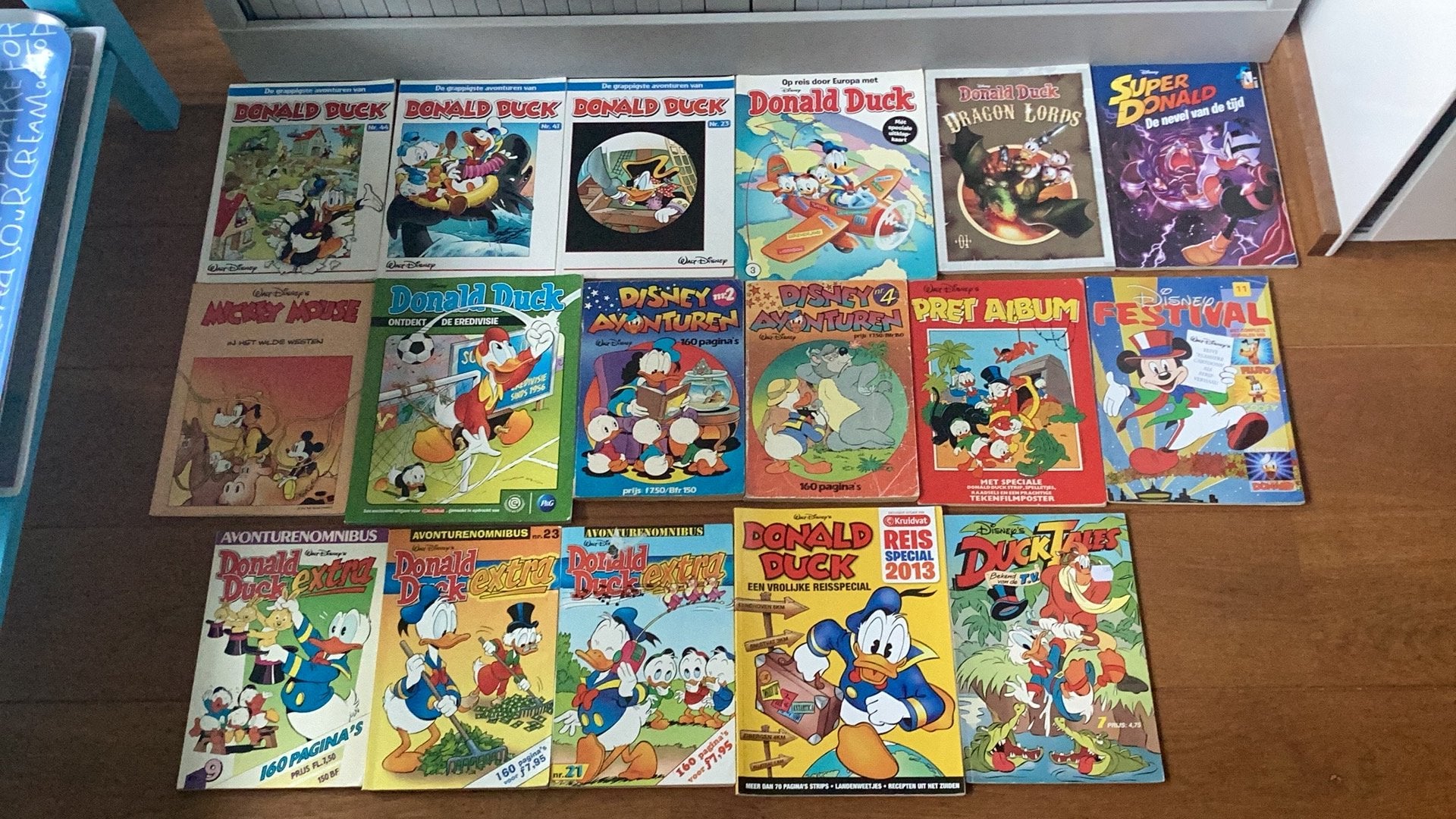 Donald Duck, ducktales Mickey Mouse eredivisie per stuk €1,-, Meerdere stripboeken, Ophalen of Verzenden, Gelezen