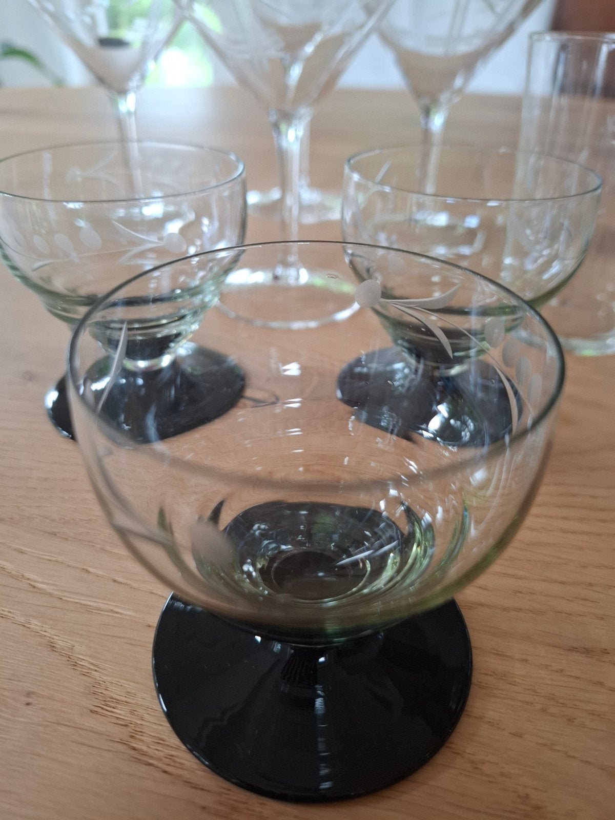 set oude geslepen glazen ,graag in 1 koop, Antiek en Kunst, Antiek | Glas en Kristal, Ophalen of Verzenden